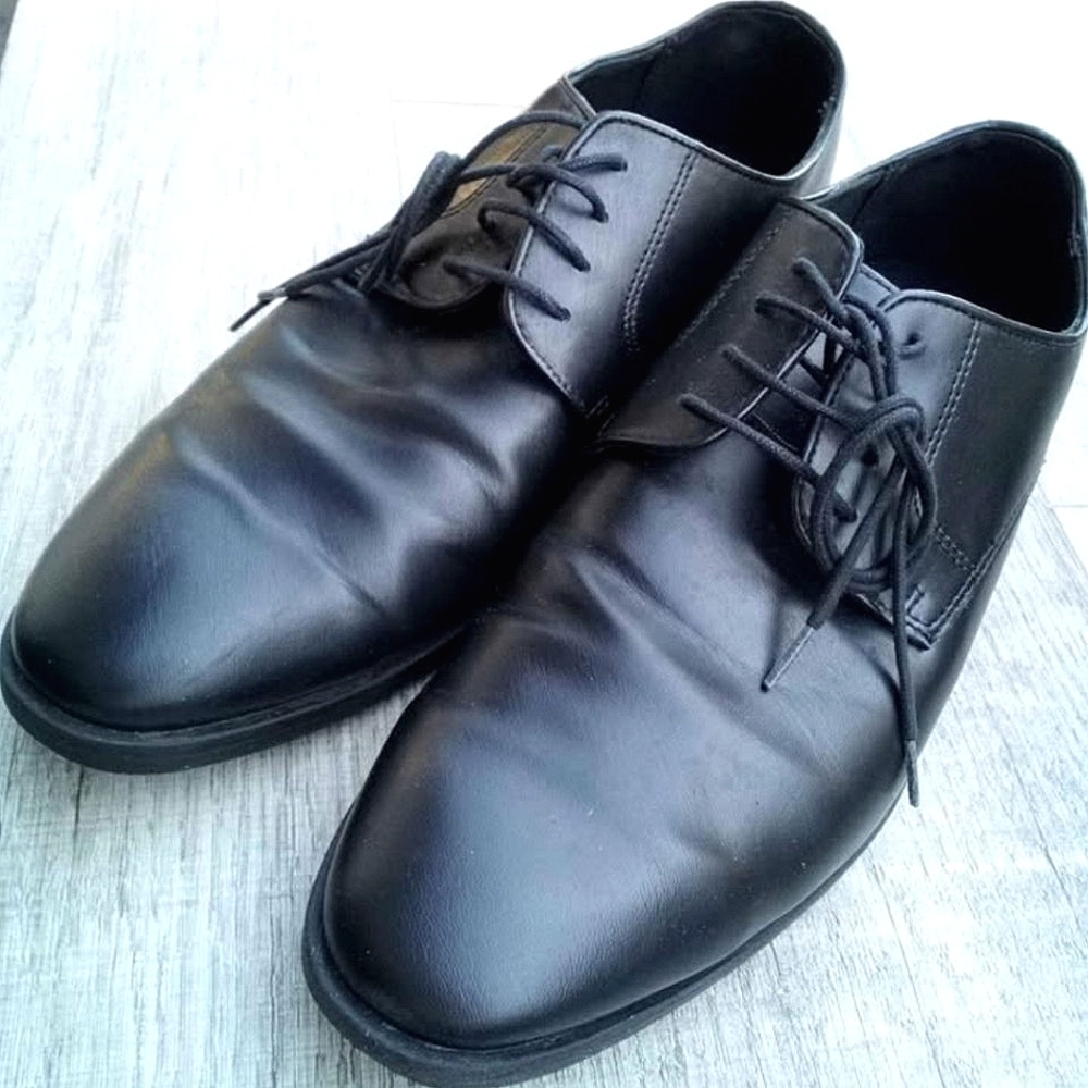 Men's H&M Oxford Black Dress Shoes, Size 8.5, Great Condition!